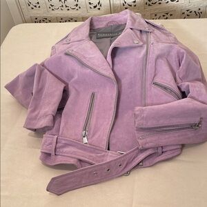 Bagatelle Lavender Leather Jacket